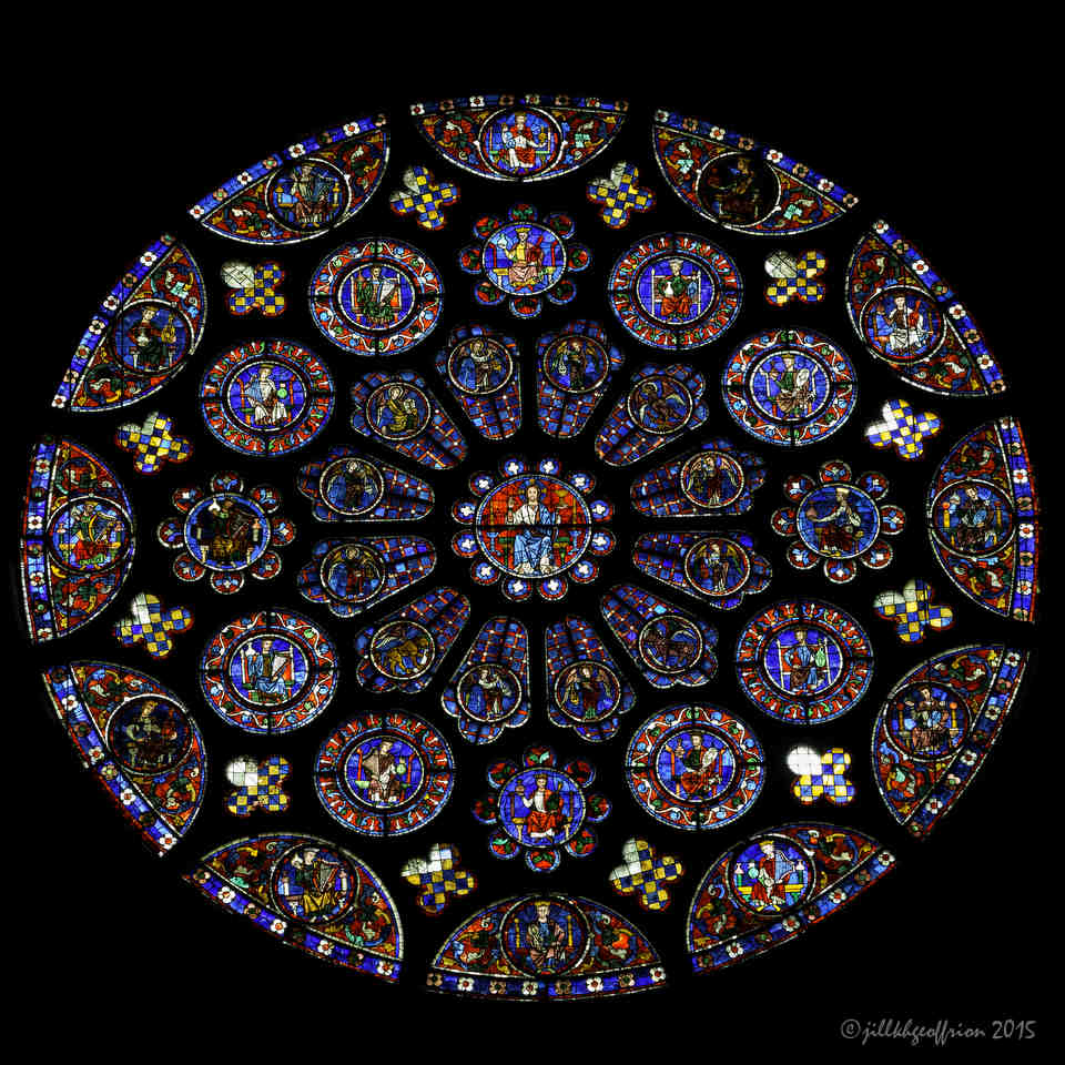 The South Rose at Chartres Cathedral by Jill Geoffrion
